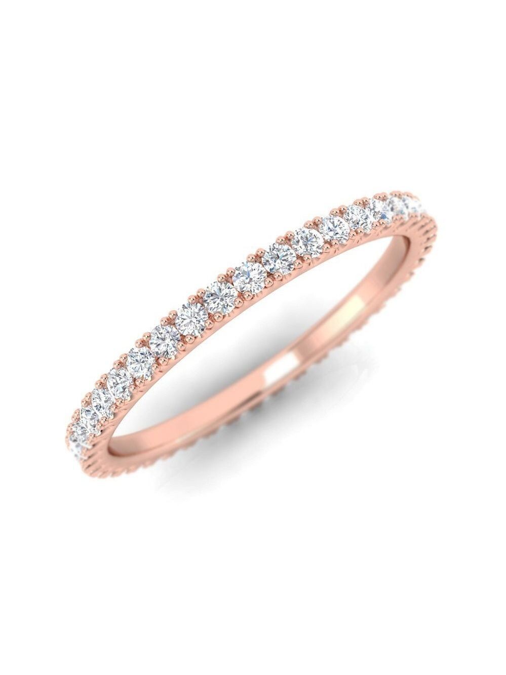 3/8CT Diamond Eternity Band in 14K Rose Gold
